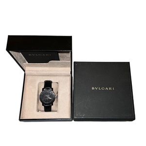 Bvlgari Via Dei Condotti 10 Roma 40MM Carbon Case/Sapphire Back